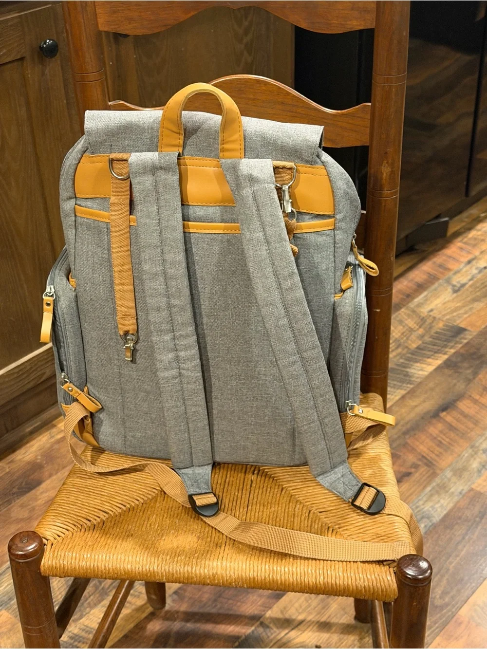 Parker Baby Co. Birch Bag Diaper Backpack with accessories barely used